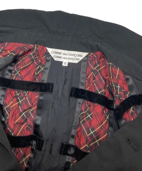 COMME des GARCONS COMME des GARCONS（コムデギャルソン コムデギャルソン）COMME des GARCONS COMME des GARCONS (コムデギャルソン コムデギャルソン) 丸襟ジャケット ブラック サイズ:Sの古着・服飾アイテム