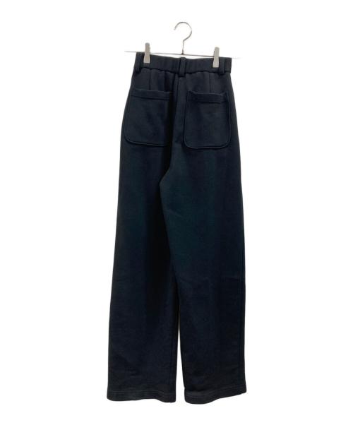 CLANE（クラネ）CLANE (クラネ) TWO TUCK SWEAT PANTS ブラックの古着・服飾アイテム