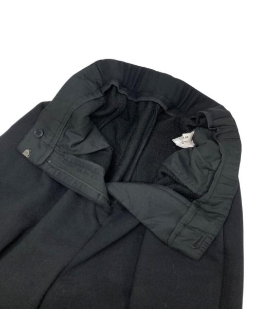 CLANE（クラネ）CLANE (クラネ) TWO TUCK SWEAT PANTS ブラックの古着・服飾アイテム