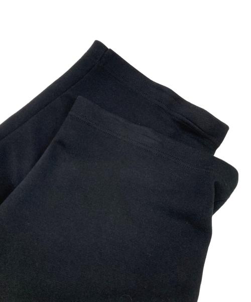 CLANE（クラネ）CLANE (クラネ) TWO TUCK SWEAT PANTS ブラックの古着・服飾アイテム