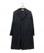 ROBE DE CHAMBRE COMME DES GARCONSローブドシャンブル コムデギャルソン）の古着「ウール比翼ステンカラーコート」｜ブラック
