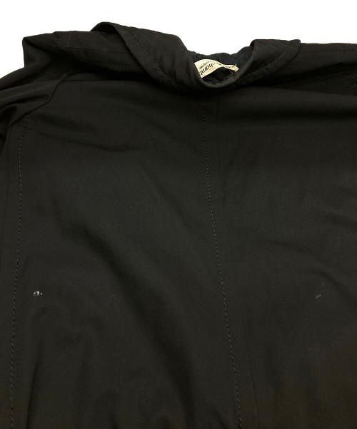 ROBE DE CHAMBRE COMME DES GARCONS（ローブドシャンブル コムデギャルソン）ROBE DE CHAMBRE COMME DES GARCONS (ローブドシャンブル コムデギャルソン) ウール比翼ステンカラーコート ブラック サイズ:不明の古着・服飾アイテム