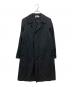 ROBE DE CHAMBRE COMME DES GARCONS（ローブドシャンブル コムデギャルソン）の古着「ウール比翼ステンカラーコート」｜ブラック