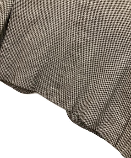 Brilla per il gusto（ブリッラ ペル イルグースト）Brilla per il gusto (ブリッラ ペル イルグースト) シルクウールチェックテーラードジャケット ベージュ サイズ:44の古着・服飾アイテム