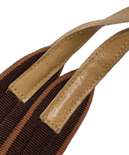 MIU MIU（ミュウミュウ）MIU MIU (ミュウミュウ) レザーミニレザーハンドバッグ ベージュの古着・服飾アイテム