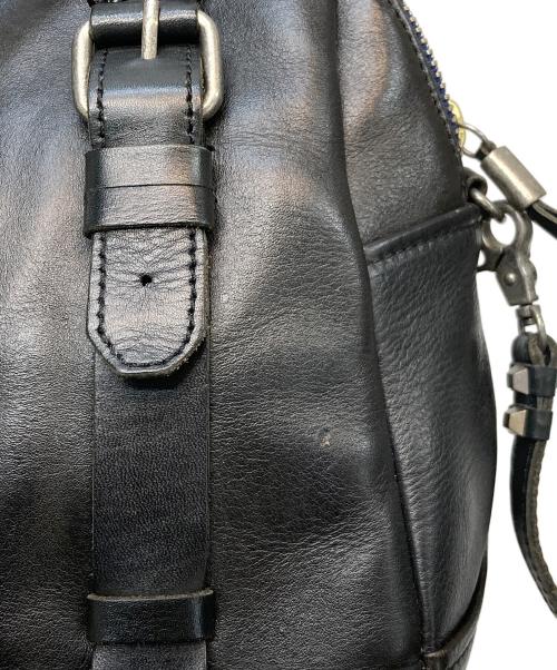 DIESEL（ディーゼル）DIESEL (ディーゼル) 2WAYスタッズレザーハンドバッグ ブラックの古着・服飾アイテム