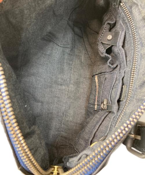 DIESEL（ディーゼル）DIESEL (ディーゼル) 2WAYスタッズレザーハンドバッグ ブラックの古着・服飾アイテム