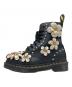 Dr.Martens (ドクターマーチン) フラーワーアップリケ8ホールブーツ ブラック サイズ:UK4：20000円