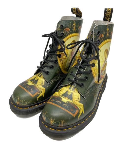 Dr.Martens（ドクターマーチン）Dr.Martens (ドクターマーチン) 8ホールブーツ グリーン サイズ:UK5の古着・服飾アイテム