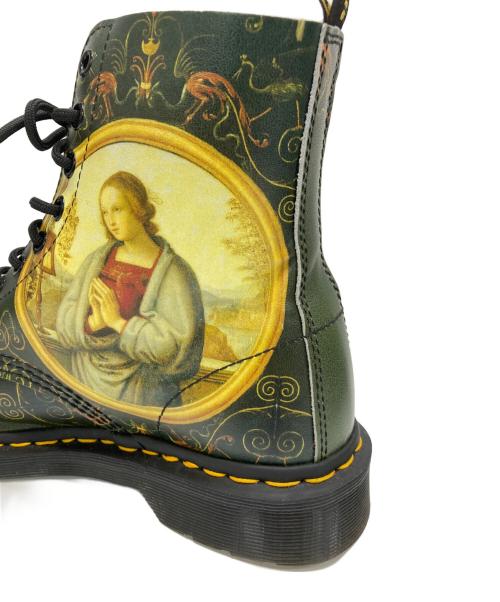 Dr.Martens（ドクターマーチン）Dr.Martens (ドクターマーチン) 8ホールブーツ グリーン サイズ:UK5の古着・服飾アイテム