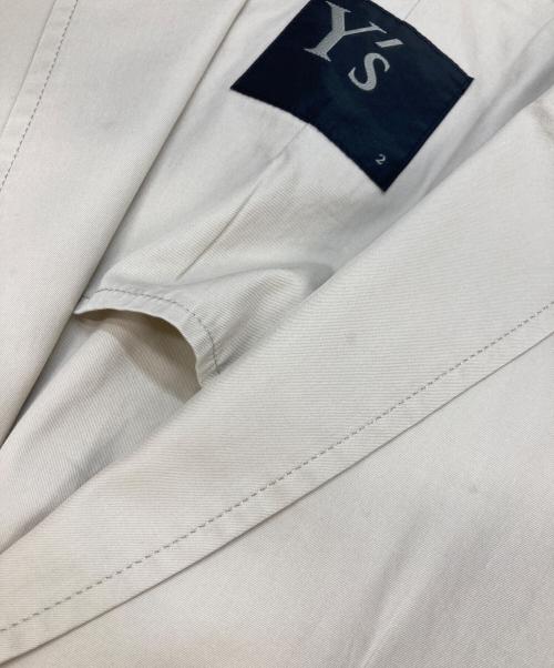 Y's（ワイズ）Y's (ワイズ) テーラードジャケット ベージュ サイズ:2の古着・服飾アイテム