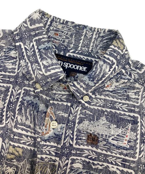 reyn spooner（レイン スプナー）reyn spooner (レイン スプナー) アロハシャツ ネイビー サイズ:Lの古着・服飾アイテム
