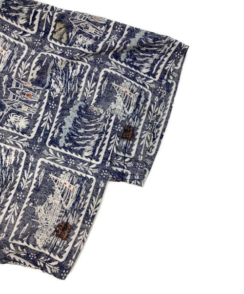 reyn spooner（レイン スプナー）reyn spooner (レイン スプナー) アロハシャツ ネイビー サイズ:Lの古着・服飾アイテム