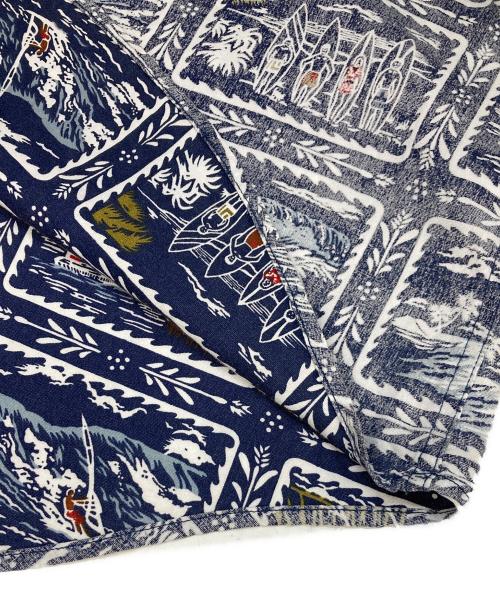 reyn spooner（レイン スプナー）reyn spooner (レイン スプナー) アロハシャツ ネイビー サイズ:Lの古着・服飾アイテム