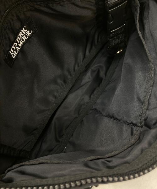 Hysteric Glamour（ヒステリックグラマー）Hysteric Glamour (ヒステリックグラマー) ウエストバッグ ブラックの古着・服飾アイテム