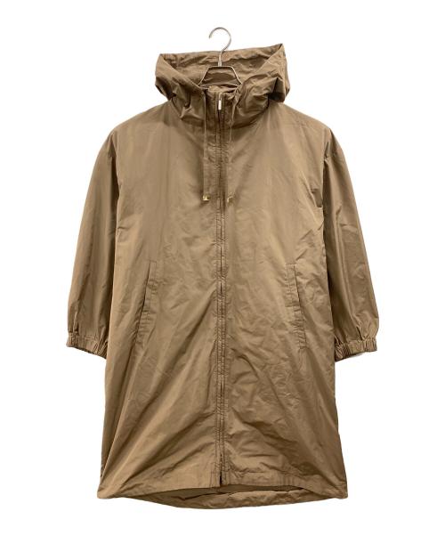 MaxMara THE CUBE（マックスマーラ ザ キューブ）MaxMara THE CUBE (マックスマーラ ザ キューブ) テクニカル タフタ パーカ ベージュ サイズ:38 未使用品の古着・服飾アイテム