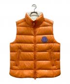 MONCLERモンクレール）の古着「ダウンベスト」｜オレンジ