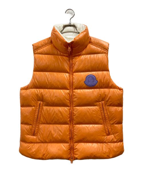 MONCLER（モンクレール）MONCLER (モンクレール) ダウンベスト オレンジ サイズ:2の古着・服飾アイテム