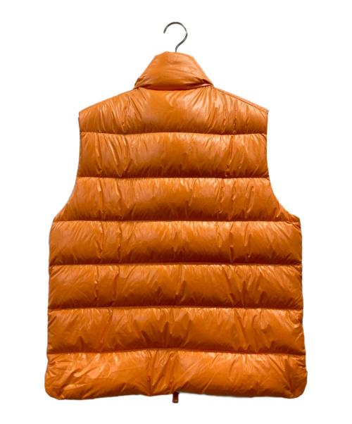 MONCLER（モンクレール）MONCLER (モンクレール) ダウンベスト オレンジ サイズ:2の古着・服飾アイテム