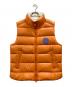 MONCLER（モンクレール）の古着「ダウンベスト」｜オレンジ