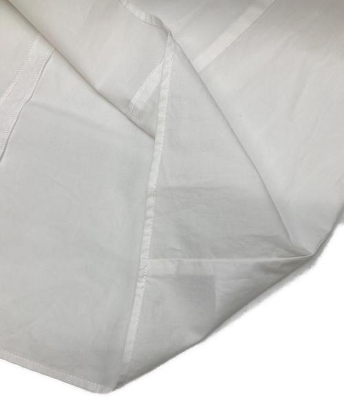 BALLSEY（ボールジィ）BALLSEY (ボールジィ) プロセスドコットン フロントギャザーブラウス ホワイト サイズ:36の古着・服飾アイテム