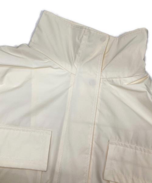 SALON adam et rope'（サロンアダムエロペ）SALON adam et rope' (サロンアダムエロペ) リモンタナイロンスタンドカラーブルゾン ベージュ サイズ:FREEの古着・服飾アイテム