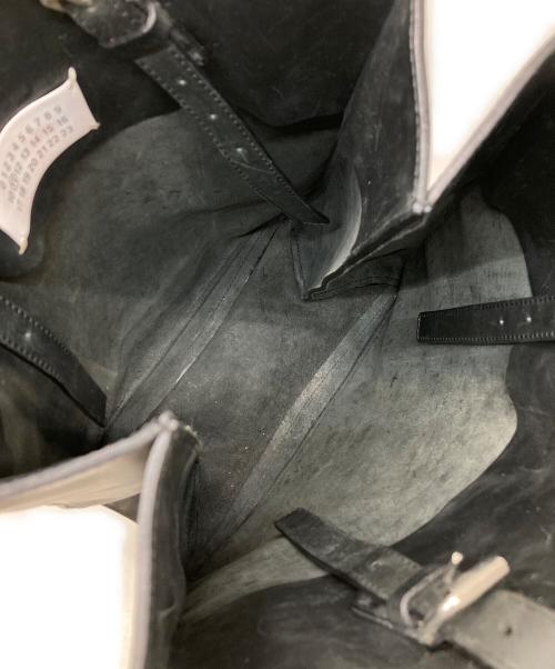 Maison Margiela（メゾンマルジェラ）Maison Margiela (メゾンマルジェラ) レザートートバッグ ブラックの古着・服飾アイテム