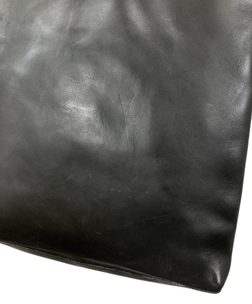 Maison Margiela（メゾンマルジェラ）Maison Margiela (メゾンマルジェラ) レザートートバッグ ブラックの古着・服飾アイテム