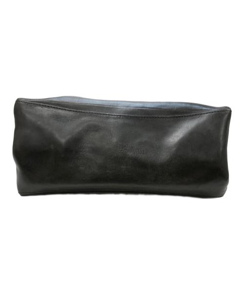 Maison Margiela（メゾンマルジェラ）Maison Margiela (メゾンマルジェラ) レザートートバッグ ブラックの古着・服飾アイテム