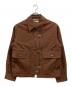 WYM LIDNM（ウィム バイ リドム）の古着「METAL TOGGLE TWILL DECK BLOUSON」｜ブラウン