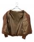 WYM LIDNM (ウィム バイ リドム) METAL TOGGLE TWILL DECK BLOUSON ブラウン サイズ:M：8000円