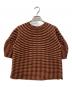 PLEATS PLEASE（プリーツプリーズ）の古着「COLORFUL MUSHROOM KNIT」｜オレンジ×ブラウン