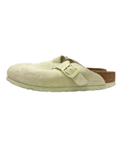BIRKENSTOCK（ビルケンシュトック）BIRKENSTOCK (ビルケンシュトック) BOSTON/ミュールサンダル 黄緑 サイズ:23の古着・服飾アイテム