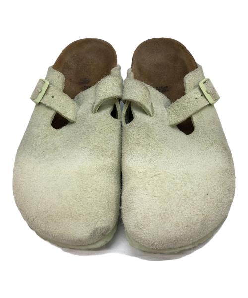 BIRKENSTOCK（ビルケンシュトック）BIRKENSTOCK (ビルケンシュトック) BOSTON/ミュールサンダル 黄緑 サイズ:23の古着・服飾アイテム