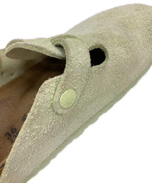 BIRKENSTOCK（ビルケンシュトック）BIRKENSTOCK (ビルケンシュトック) BOSTON/ミュールサンダル 黄緑 サイズ:23の古着・服飾アイテム