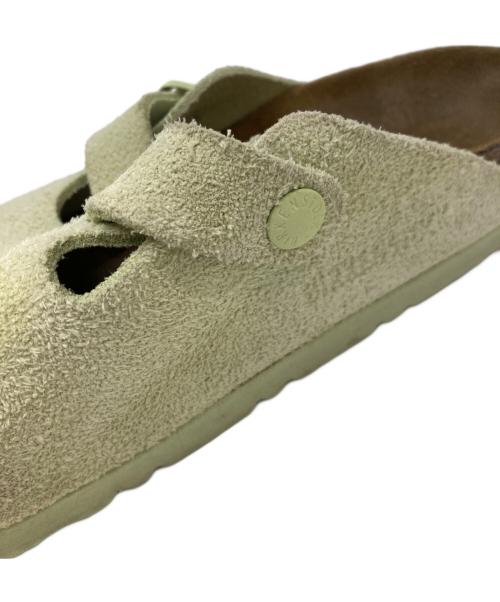 BIRKENSTOCK（ビルケンシュトック）BIRKENSTOCK (ビルケンシュトック) BOSTON/ミュールサンダル 黄緑 サイズ:23の古着・服飾アイテム