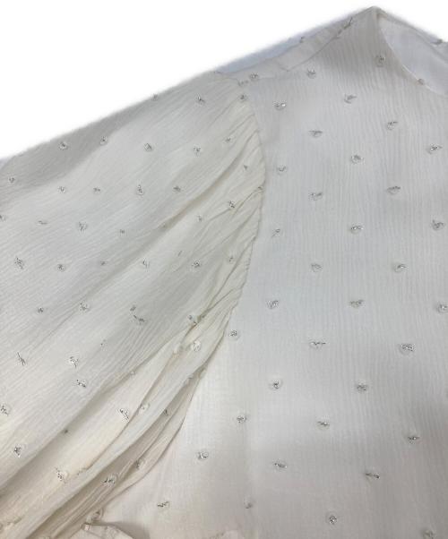 TSURU by MARIKO OIKAWA（ツルバイマリコオイカワ）TSURU by MARIKO OIKAWA (ツルバイマリコオイカワ) パフスリーブチュニックブラウス ホワイト サイズ:FREEの古着・服飾アイテム