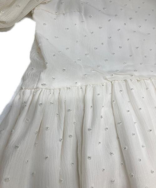 TSURU by MARIKO OIKAWA（ツルバイマリコオイカワ）TSURU by MARIKO OIKAWA (ツルバイマリコオイカワ) パフスリーブチュニックブラウス ホワイト サイズ:FREEの古着・服飾アイテム