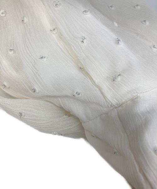 TSURU by MARIKO OIKAWA（ツルバイマリコオイカワ）TSURU by MARIKO OIKAWA (ツルバイマリコオイカワ) パフスリーブチュニックブラウス ホワイト サイズ:FREEの古着・服飾アイテム