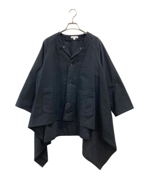 Engineered Garments（エンジニアド ガーメンツ）Engineered Garments (エンジニアド ガーメンツ) NO COLLAR RAGLAN JACKET ブラック サイズ:1の古着・服飾アイテム