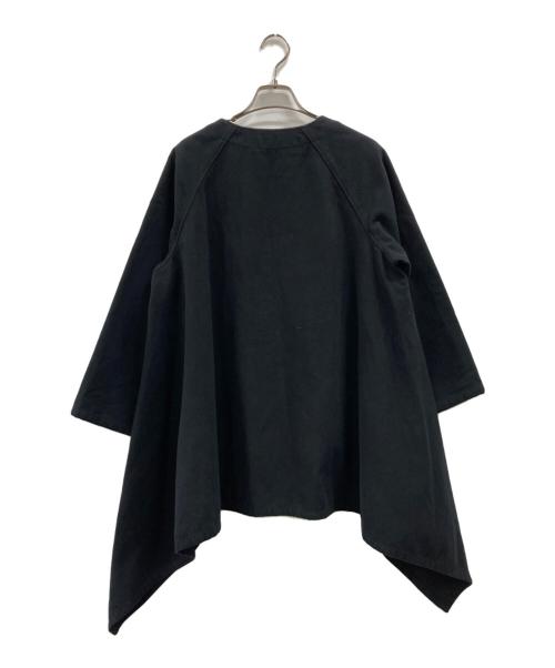 Engineered Garments（エンジニアド ガーメンツ）Engineered Garments (エンジニアド ガーメンツ) NO COLLAR RAGLAN JACKET ブラック サイズ:1の古着・服飾アイテム