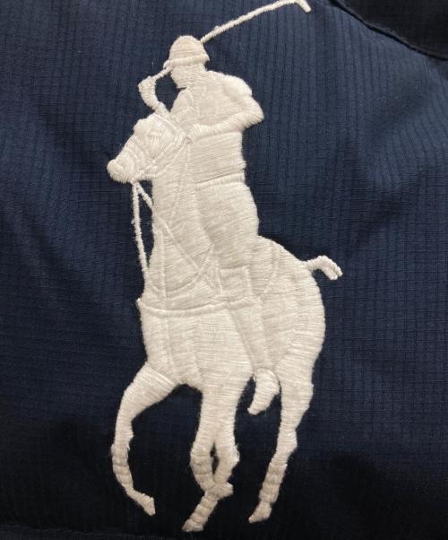 POLO RALPH LAUREN（ポロ・ラルフローレン）POLO RALPH LAUREN (ポロ・ラルフローレン) ビッグポニー刺繍ダウンベスト ネイビー サイズ:Mの古着・服飾アイテム