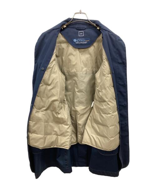 SHIPS（シップス）SHIPS (シップス) ダウンライナー付ステンカラーコート ネイビー サイズ:Lの古着・服飾アイテム