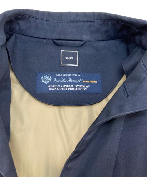 SHIPS（シップス）SHIPS (シップス) ダウンライナー付ステンカラーコート ネイビー サイズ:Lの古着・服飾アイテム