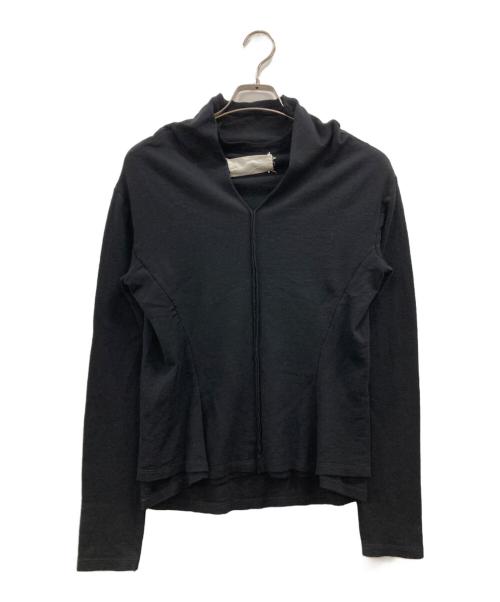 MARTIN MARGIELA（マルタン・マルジェラ）MARTIN MARGIELA (マルタン・マルジェラ) レイヤードウールシルクニット ブラック サイズ:Lの古着・服飾アイテム