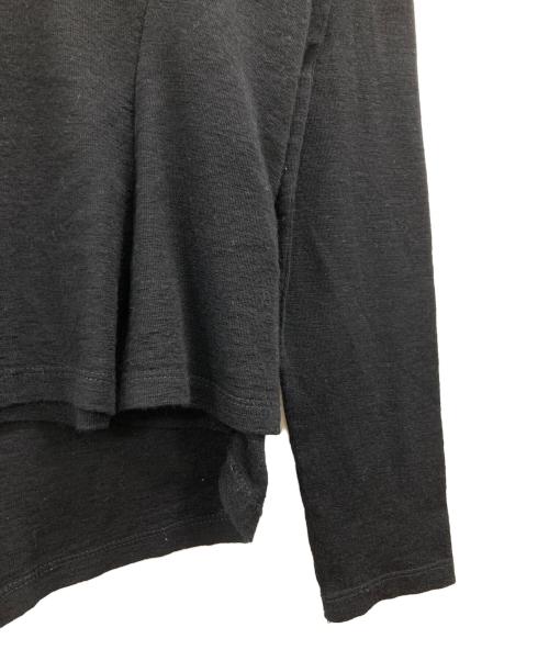 MARTIN MARGIELA（マルタン・マルジェラ）MARTIN MARGIELA (マルタン・マルジェラ) レイヤードウールシルクニット ブラック サイズ:Lの古着・服飾アイテム