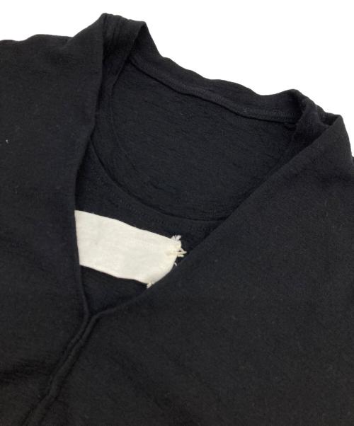 MARTIN MARGIELA（マルタン・マルジェラ）MARTIN MARGIELA (マルタン・マルジェラ) レイヤードウールシルクニット ブラック サイズ:Lの古着・服飾アイテム
