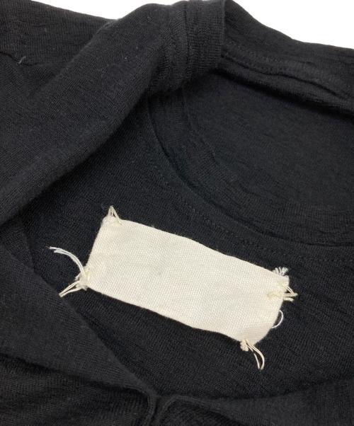 MARTIN MARGIELA（マルタン・マルジェラ）MARTIN MARGIELA (マルタン・マルジェラ) レイヤードウールシルクニット ブラック サイズ:Lの古着・服飾アイテム