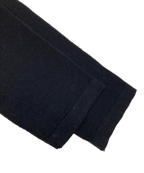 MARTIN MARGIELA（マルタン・マルジェラ）MARTIN MARGIELA (マルタン・マルジェラ) レイヤードウールシルクニット ブラック サイズ:Lの古着・服飾アイテム