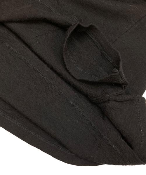 MARTIN MARGIELA（マルタン・マルジェラ）MARTIN MARGIELA (マルタン・マルジェラ) レイヤードウールシルクニット ブラック サイズ:Lの古着・服飾アイテム